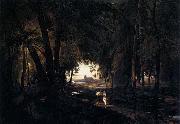 Karl Blechen The Woods near Spandau oil on canvas